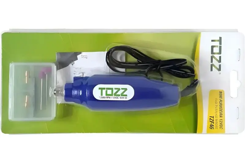 Mini Furadeira Drill 12 Volts com Acessórios para Artesanato